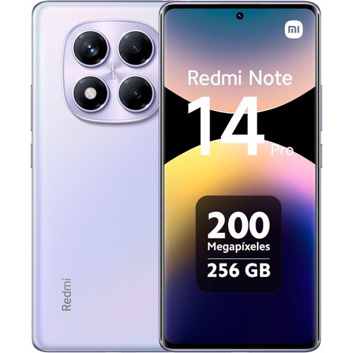 XIAOMI Redmi Note 14 PRO Amoled 120Hz 6,67 (8Go, 256 Go) Dimensity 7300-Ultra -5500mAh- 200 MP/32 MP- Violet